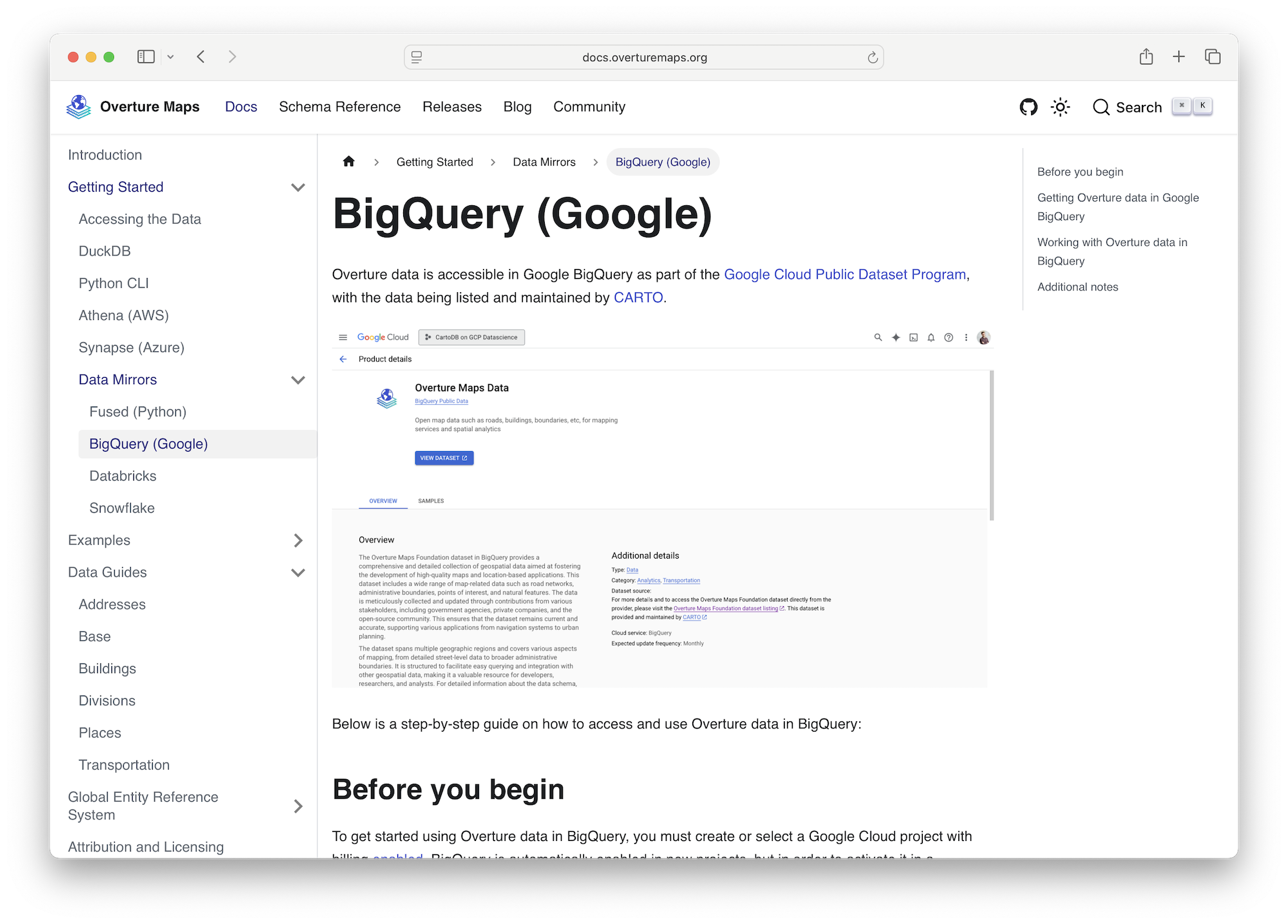 Data Mirrors on Docs